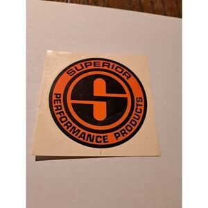 Vintage Superior Performance Products Tooheys Auto Part Race Car Mancave Sticker